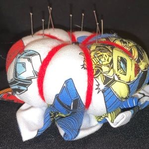 Handmade Transformers pincushion